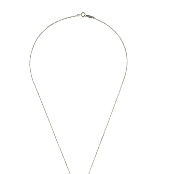 Tiffany & Co. Platinum and Diamond Round Locket Pendant with Platinum chain - Picture 2 of 2